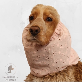 Cotton Dog Snood | Peach Blossom