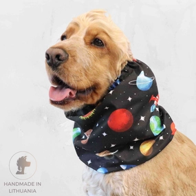 Cotton Dog Snood | Planets