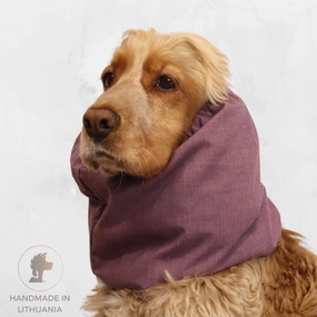 Cotton Dog Snood | Ruby