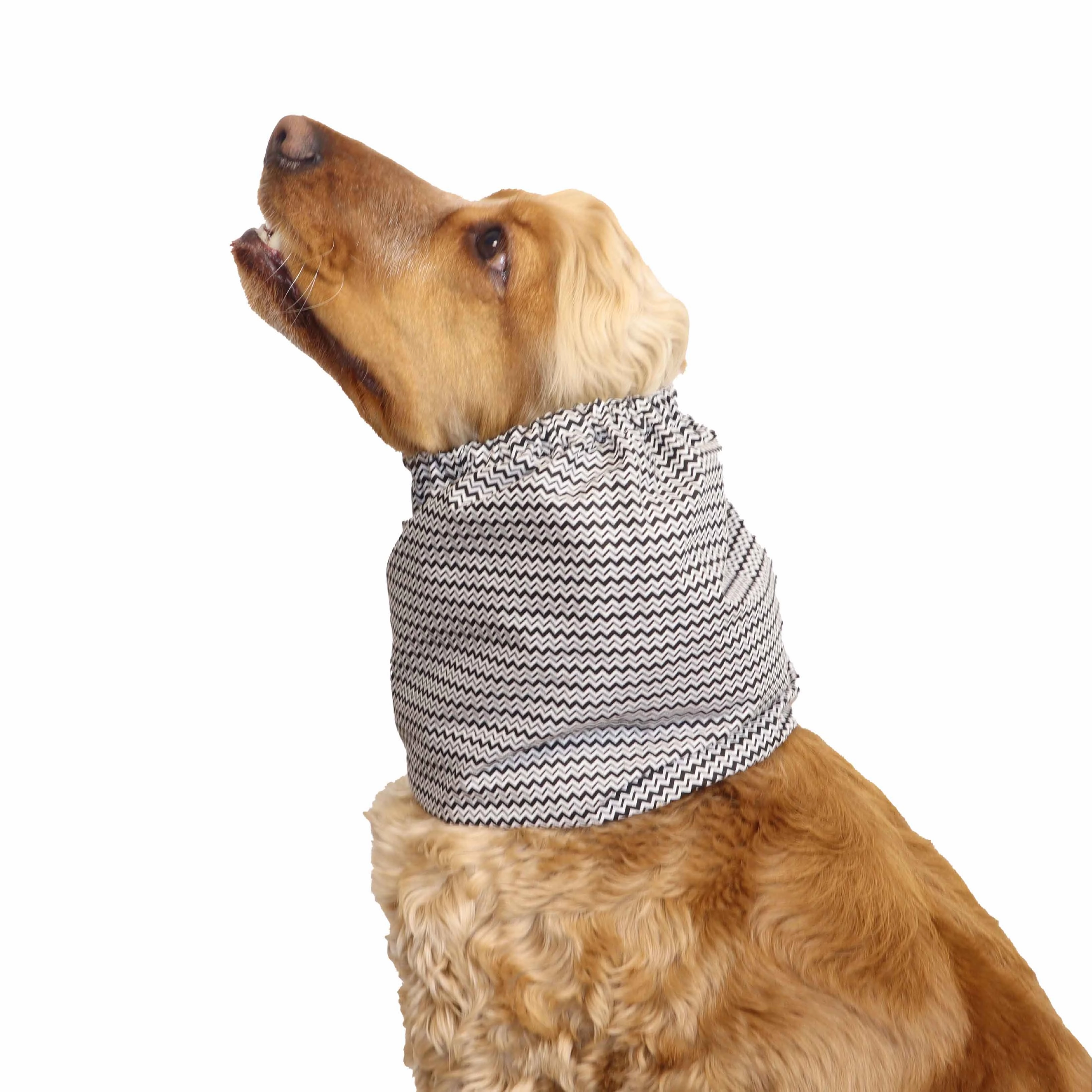 Cotton Dog Snood | Zig-zag