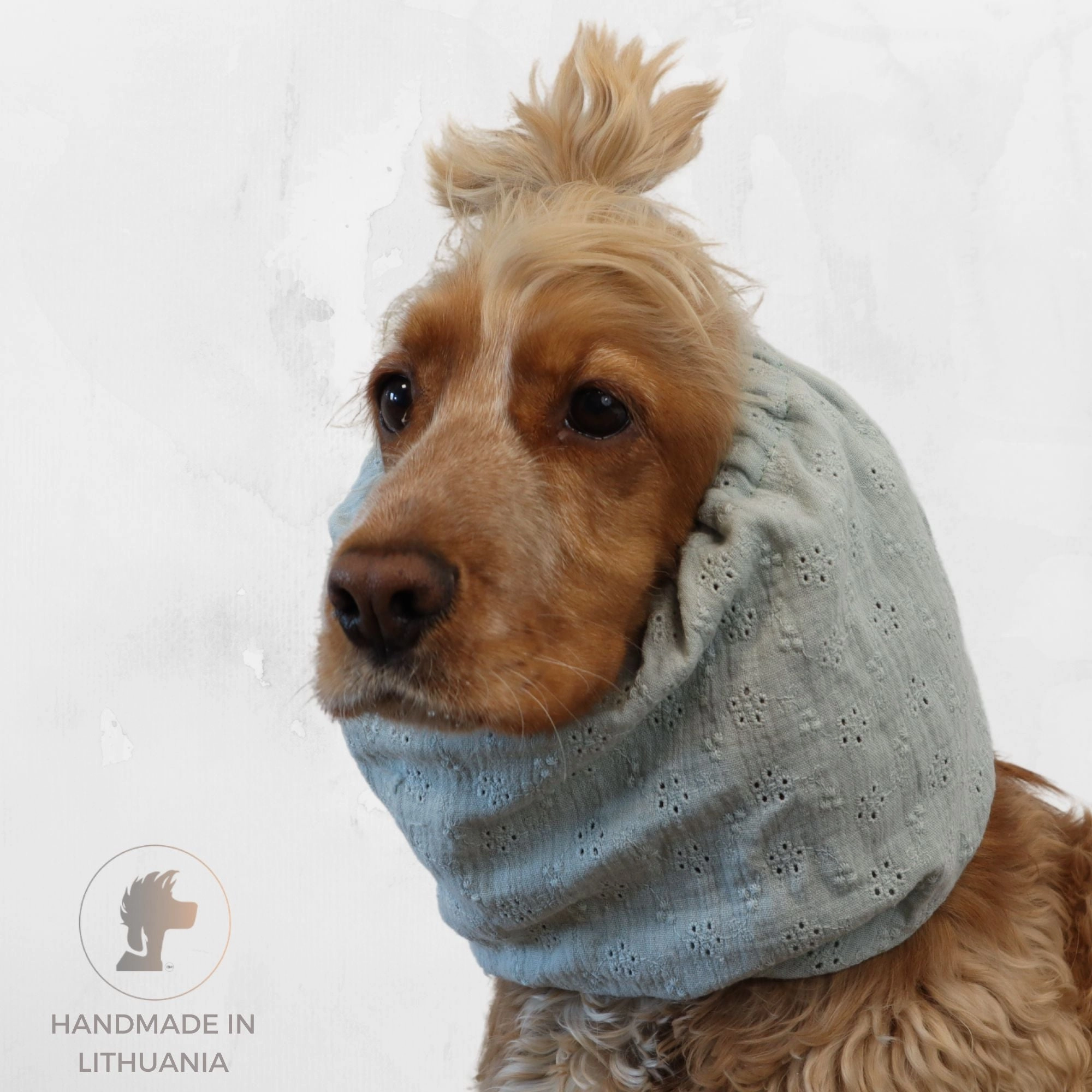 Cotton (Muslin) Dog Snood | Mint