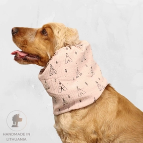 Cotton (Muslin) Dog Snood | Pastel Wigwams
