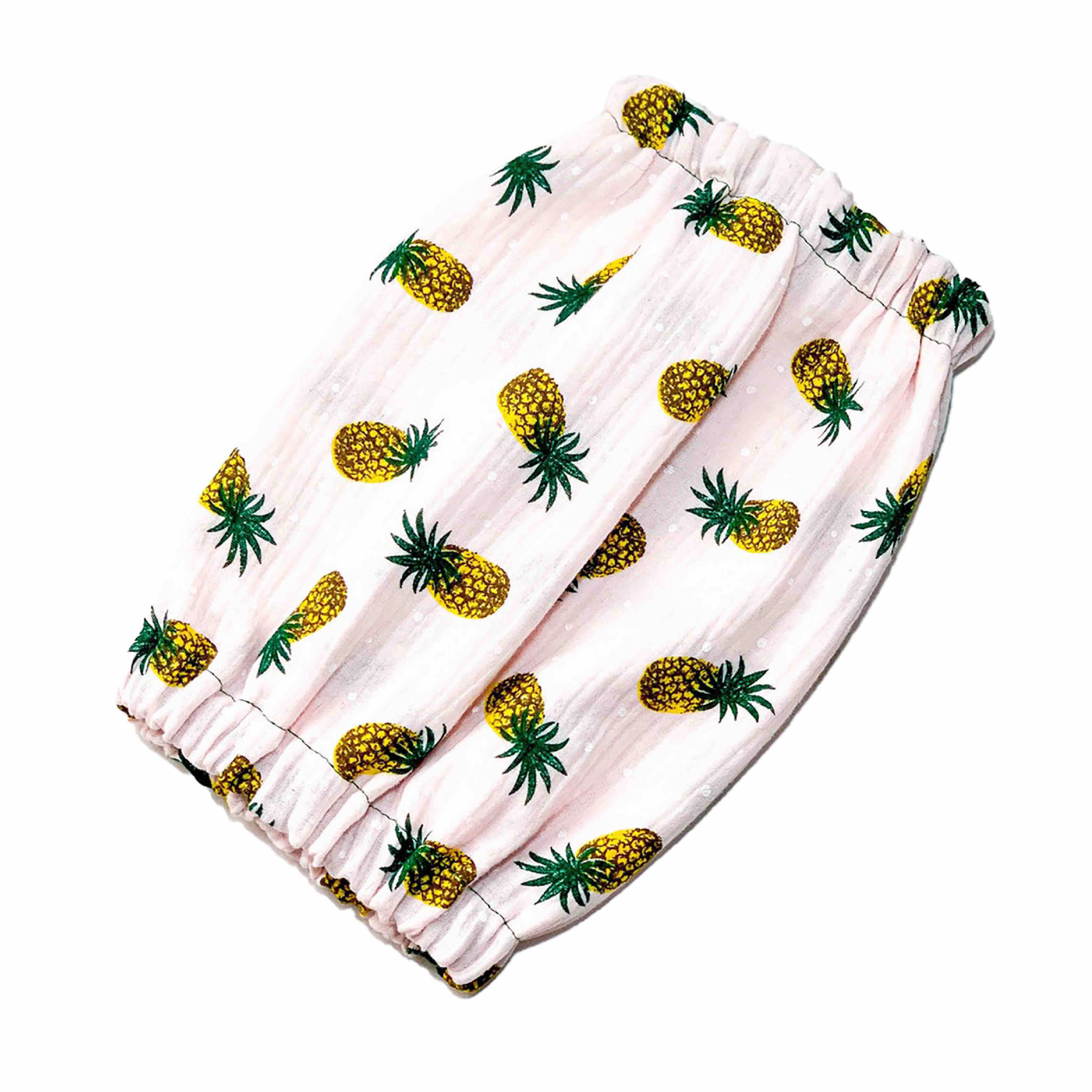 Cotton (Muslin) Dog Snood | Pineapple