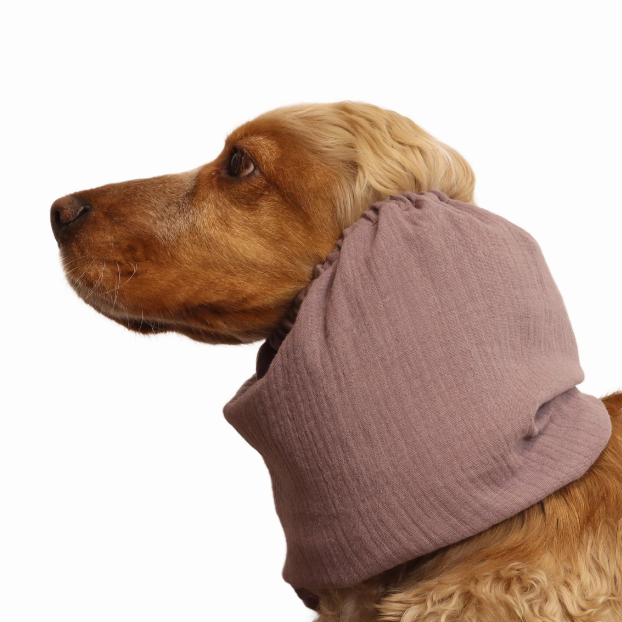 Cotton (Muslin) Dog Snood | Ruby