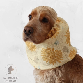 Cotton (Muslin) Dog Snood | Summer vibes