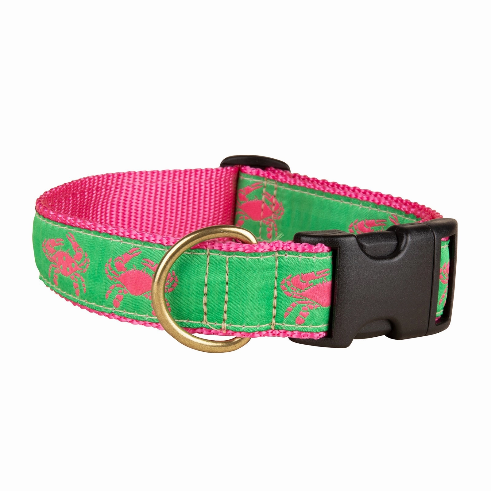 Crab Ribbon Dog Collar