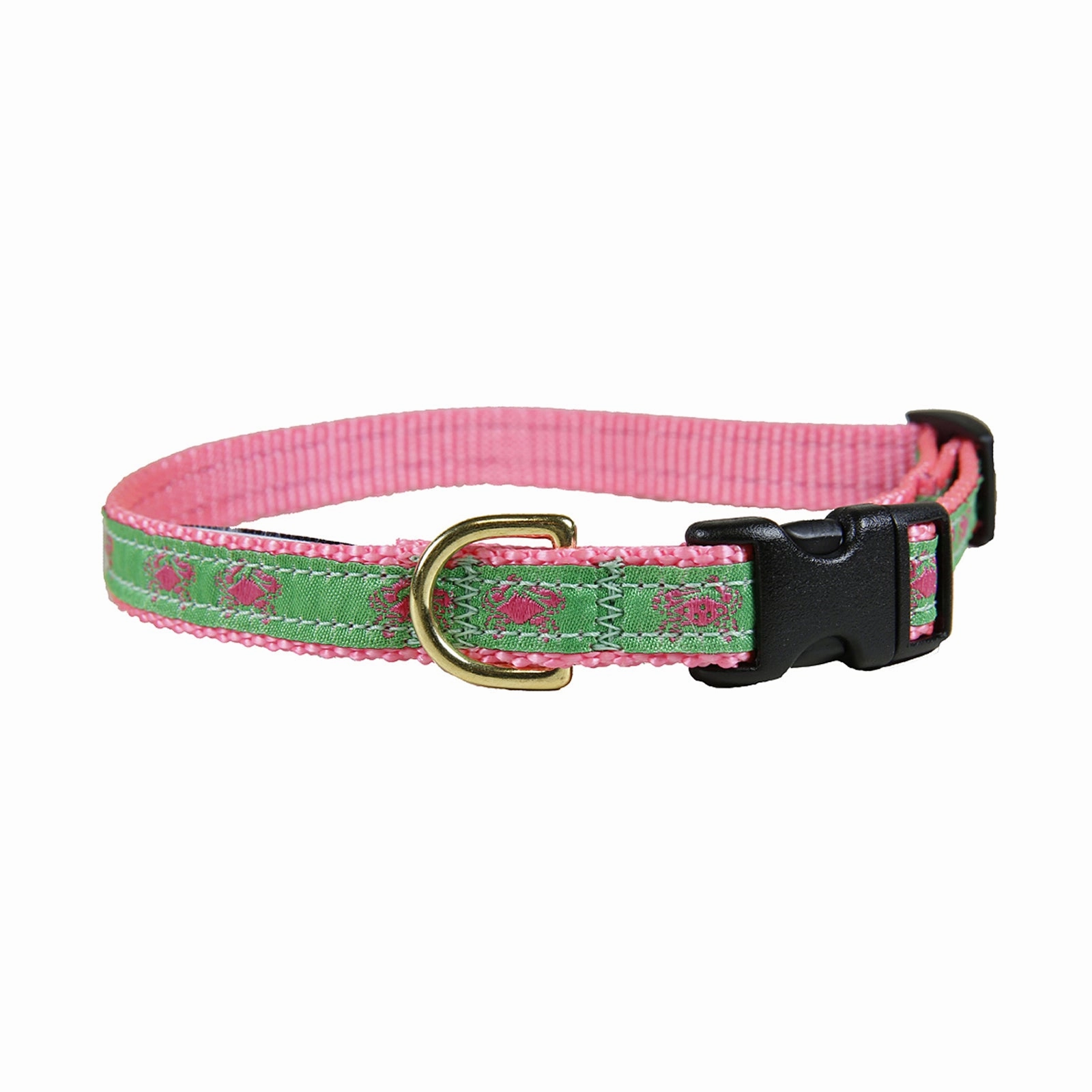 Crab Ribbon Dog Collar
