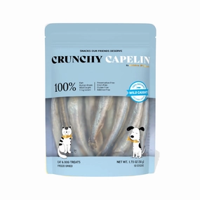 Crunchy Capelin Single Ingredient & 100% Natural Treat