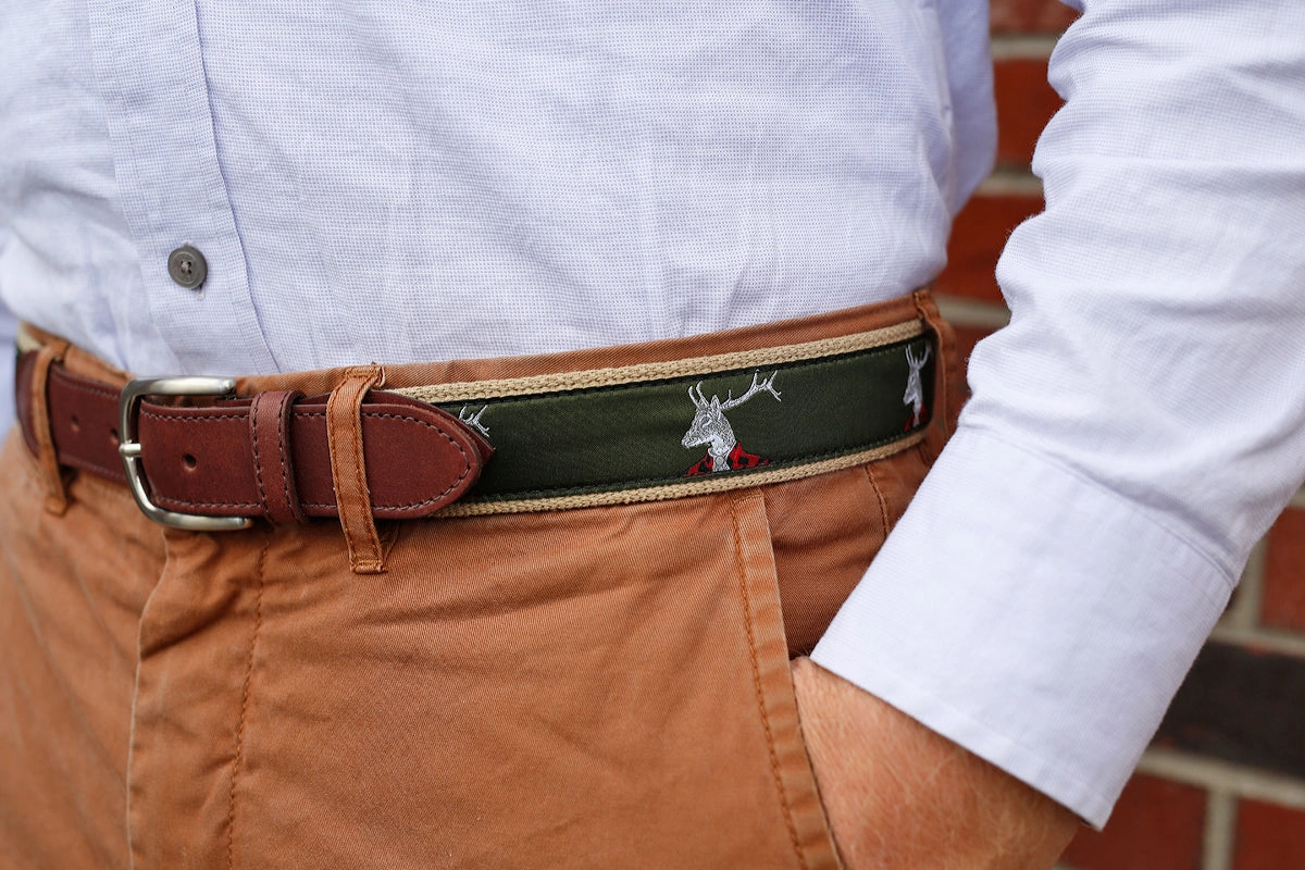 Dapper Stag Ribbon Club Belt