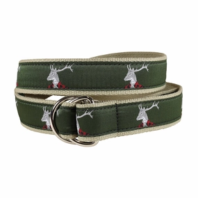 Dapper Stag Ribbon D-Ring Belt