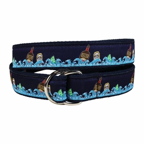 Dark n Stormy Ribbon D-Ring Belt