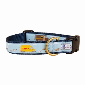 Delivery Dog Dash Ribbon Dog Collar