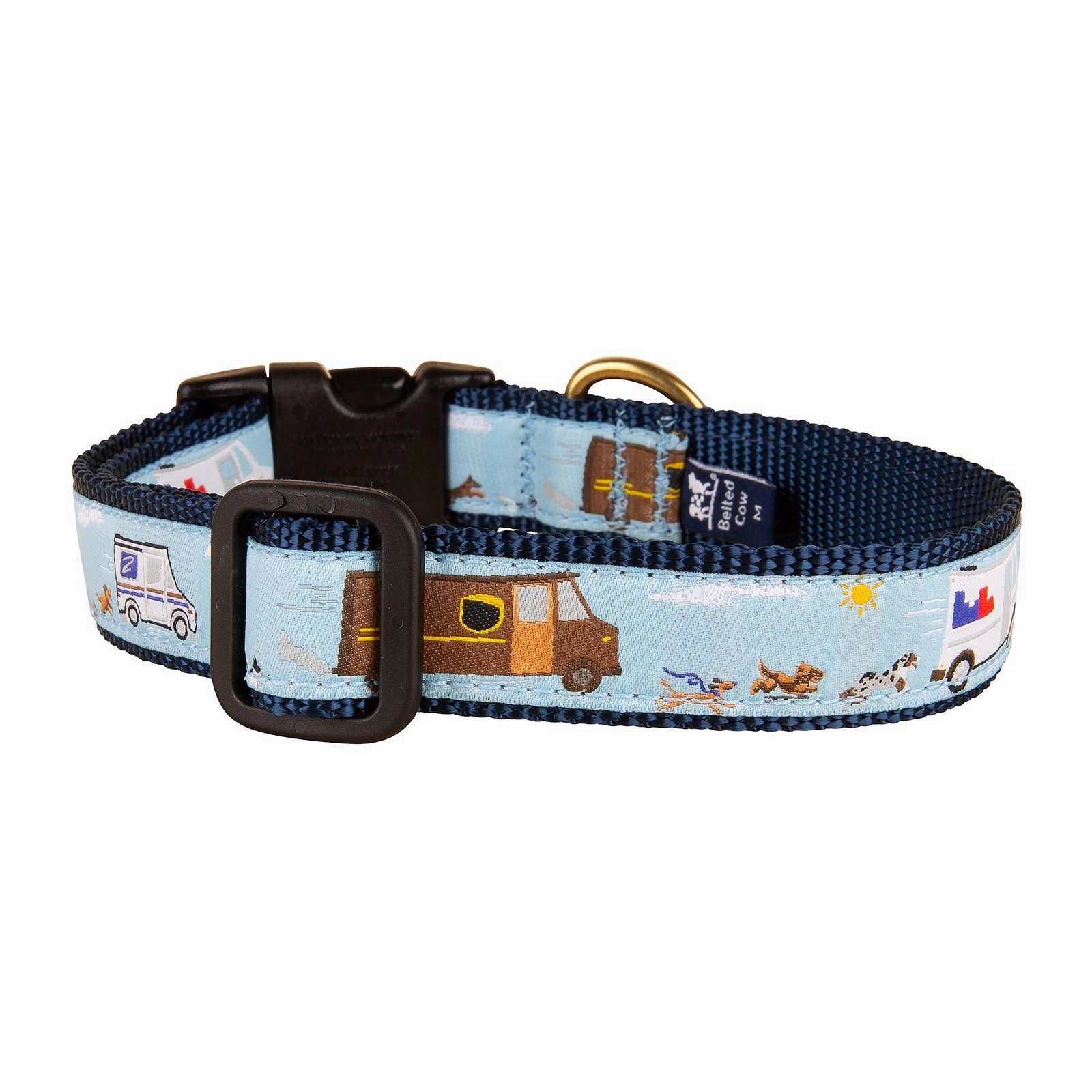 Delivery Dog Dash Ribbon Dog Collar
