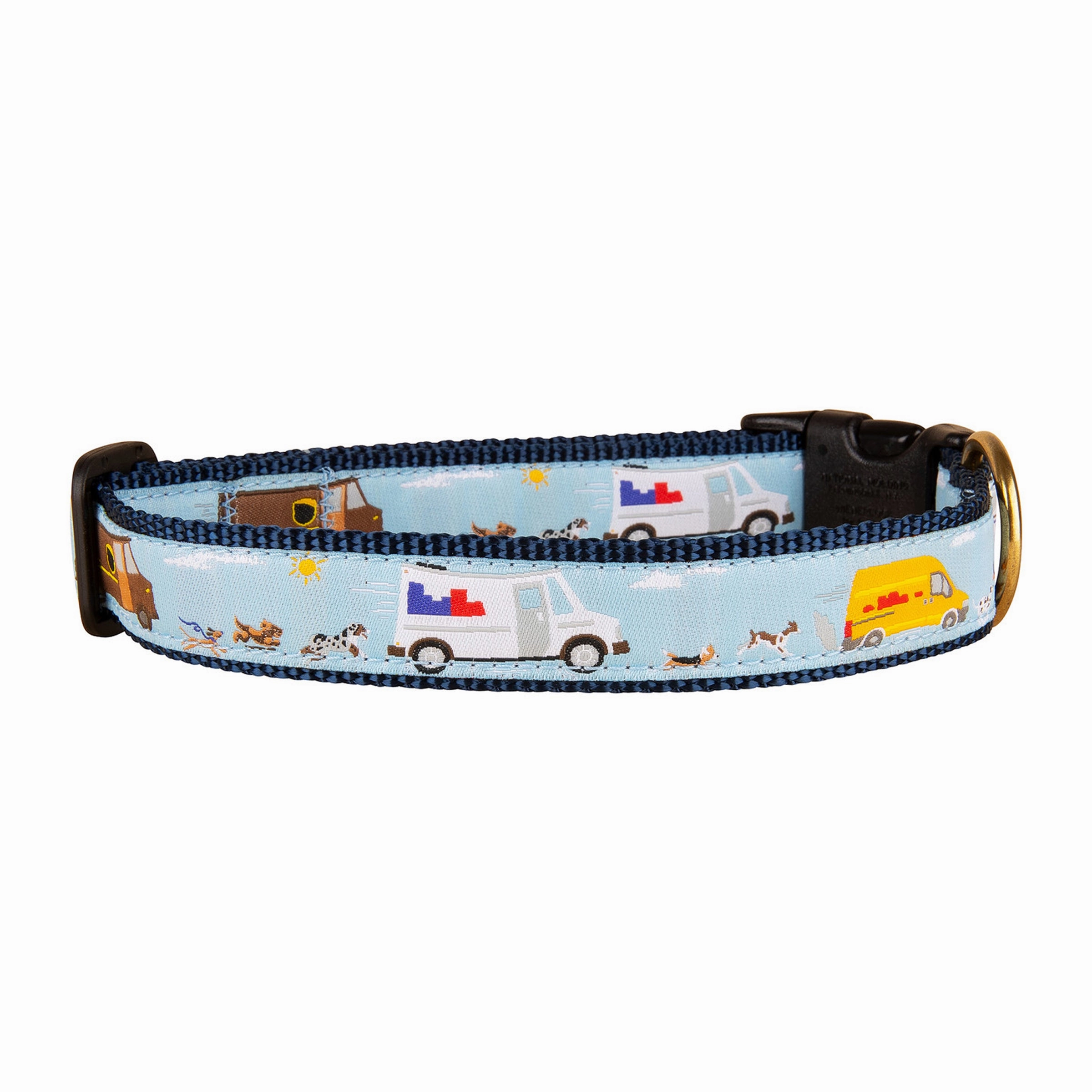 Delivery Dog Dash Ribbon Dog Collar