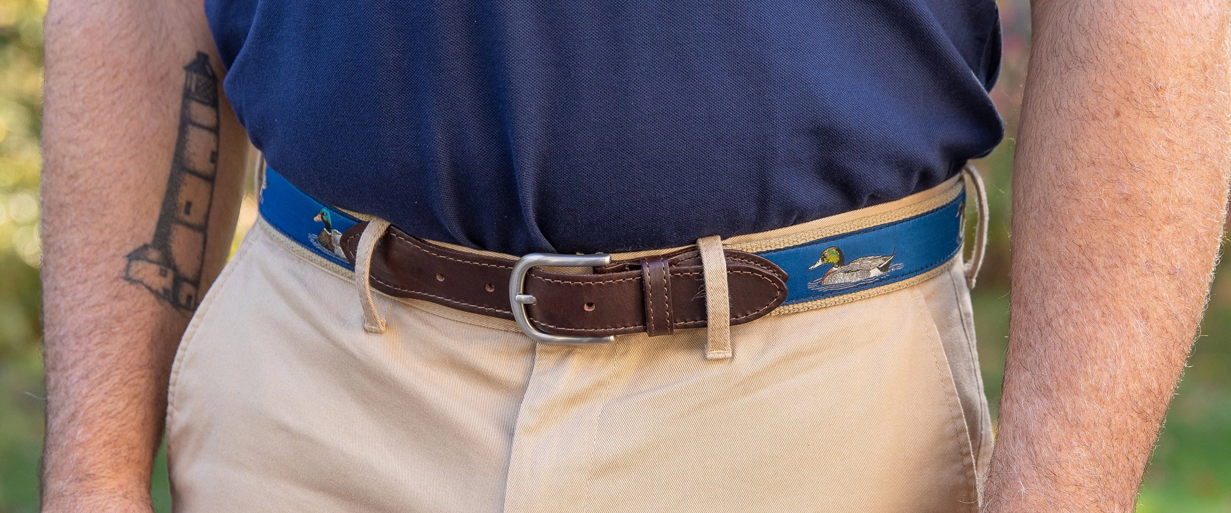 Ducks Ribbon Club Belt