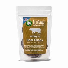 EcoPawz Wiley's Beef Snaps 4oz