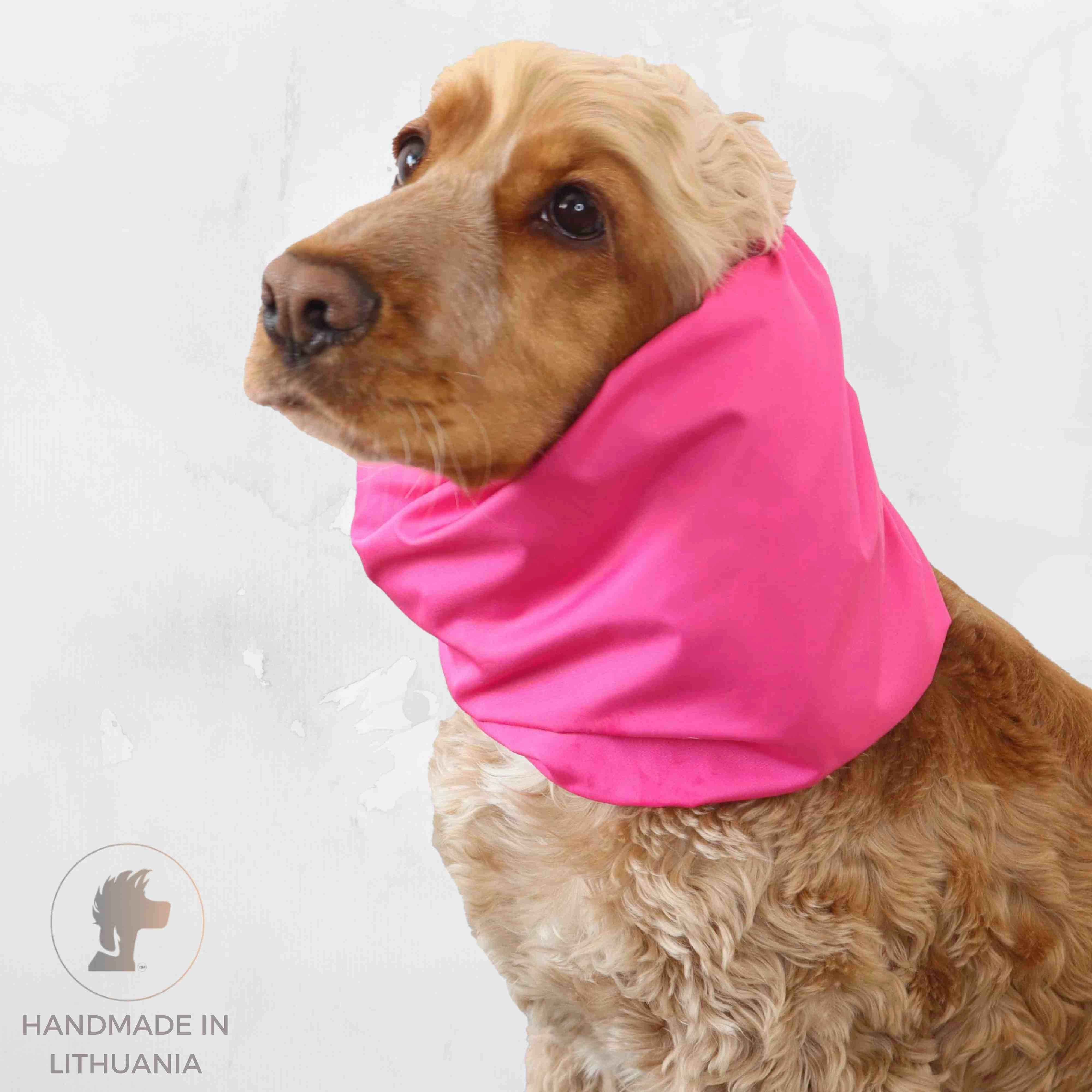Feeding Dog Snood | Lightweight | Barbie Pink