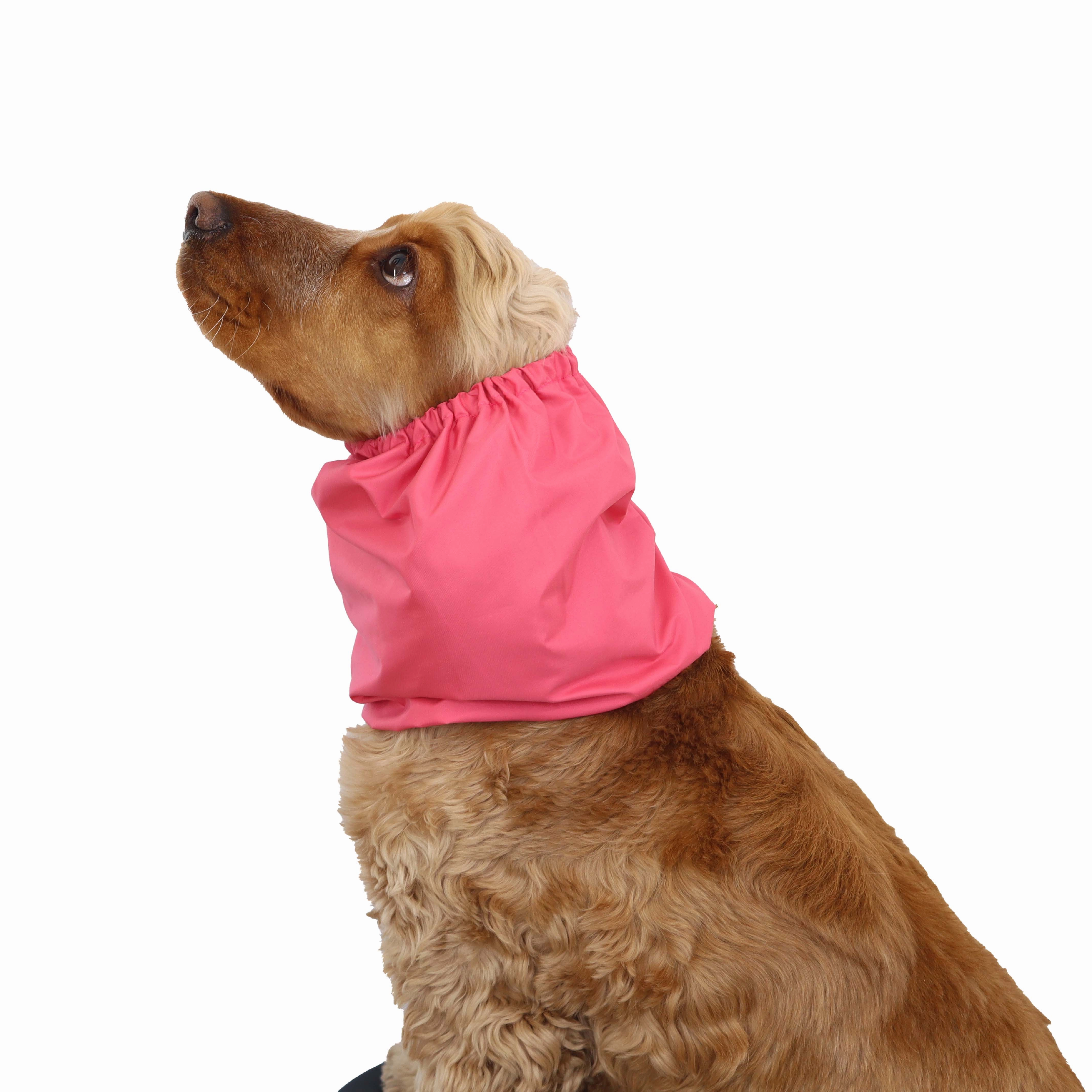 Feeding Dog Snood | Lightweight | Coral Pink