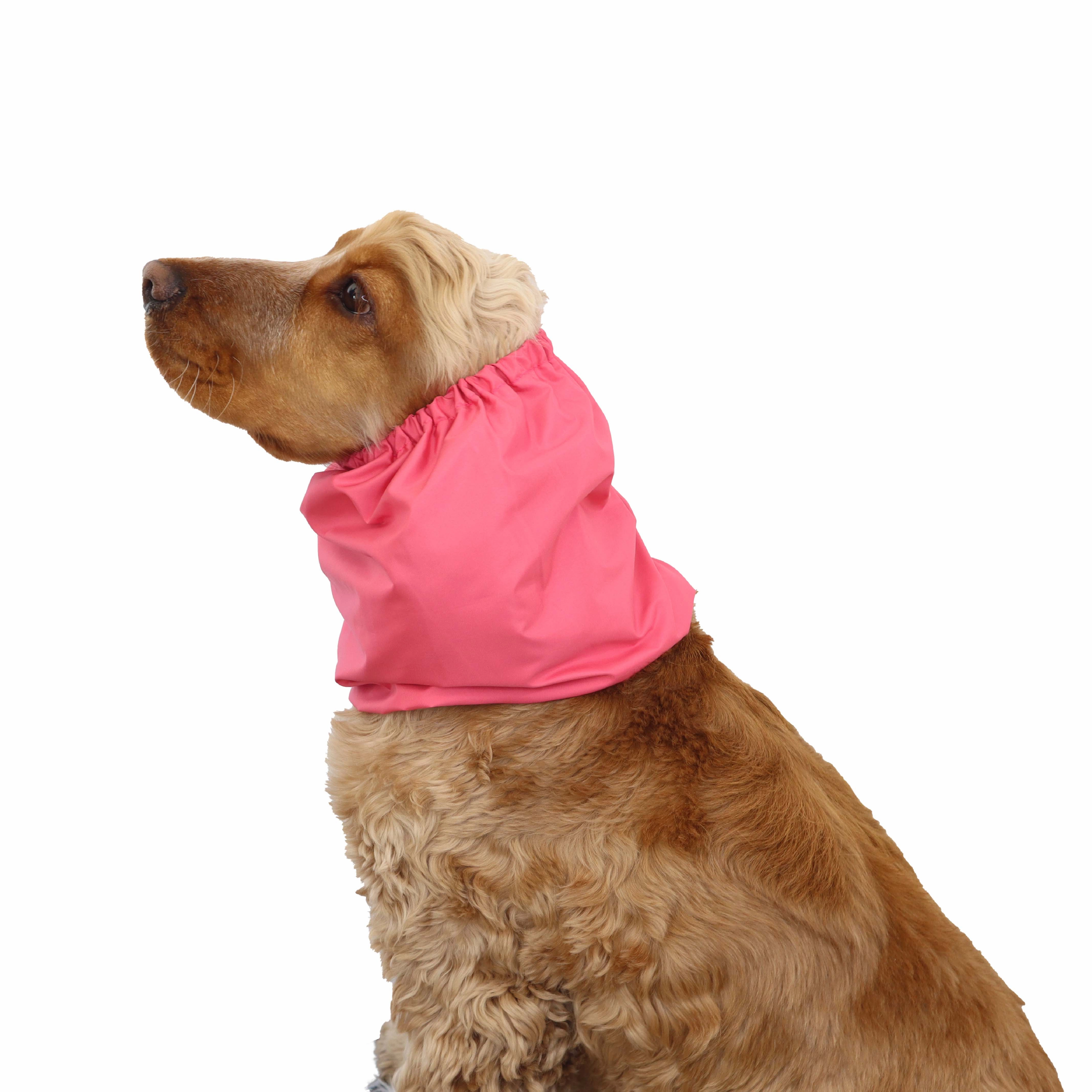 Feeding Dog Snood | Lightweight | Coral Pink