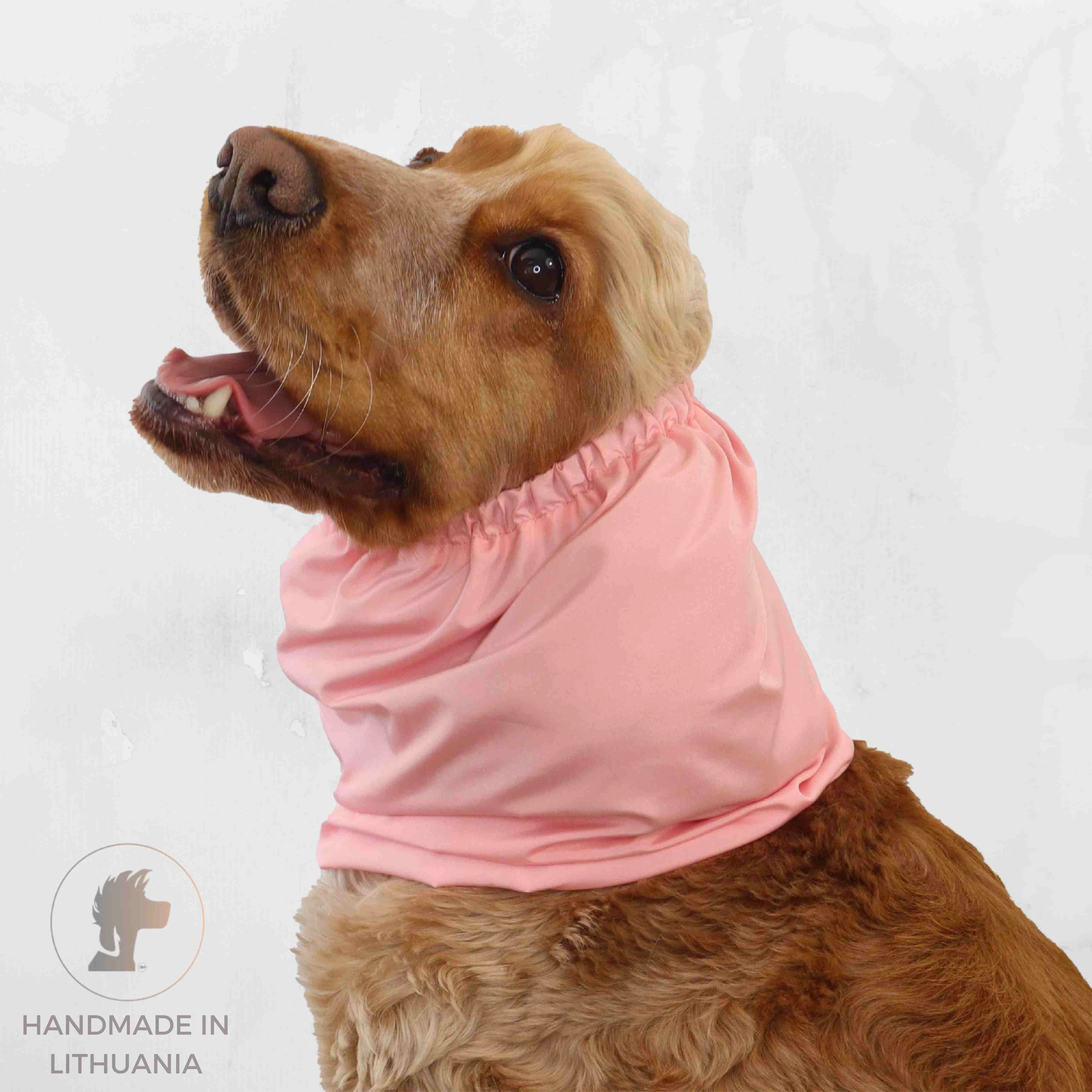 Feeding Dog Snood | Lightweight | Light Pink