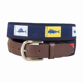 Fish Flags Ribbon Club Belt