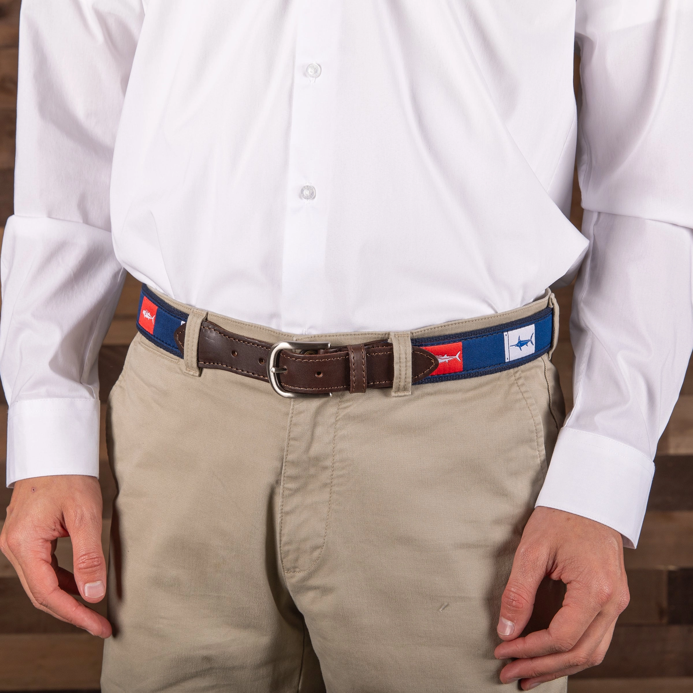 Fish Flags Ribbon Club Belt