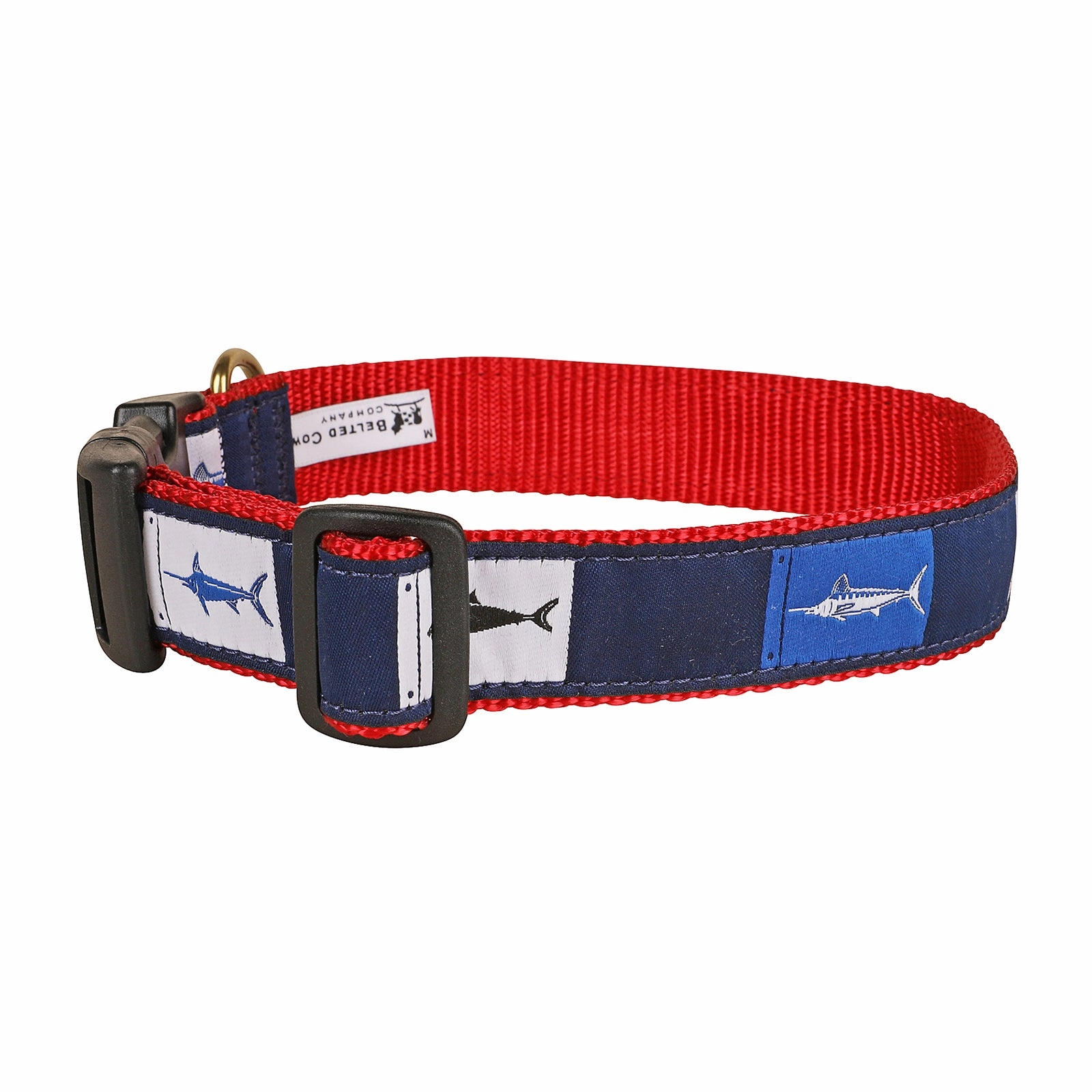 Fish Flags Ribbon Dog Collar