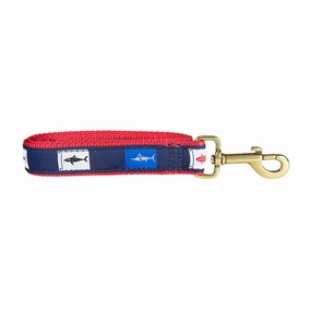 Fish Flags Ribbon Dog Leash
