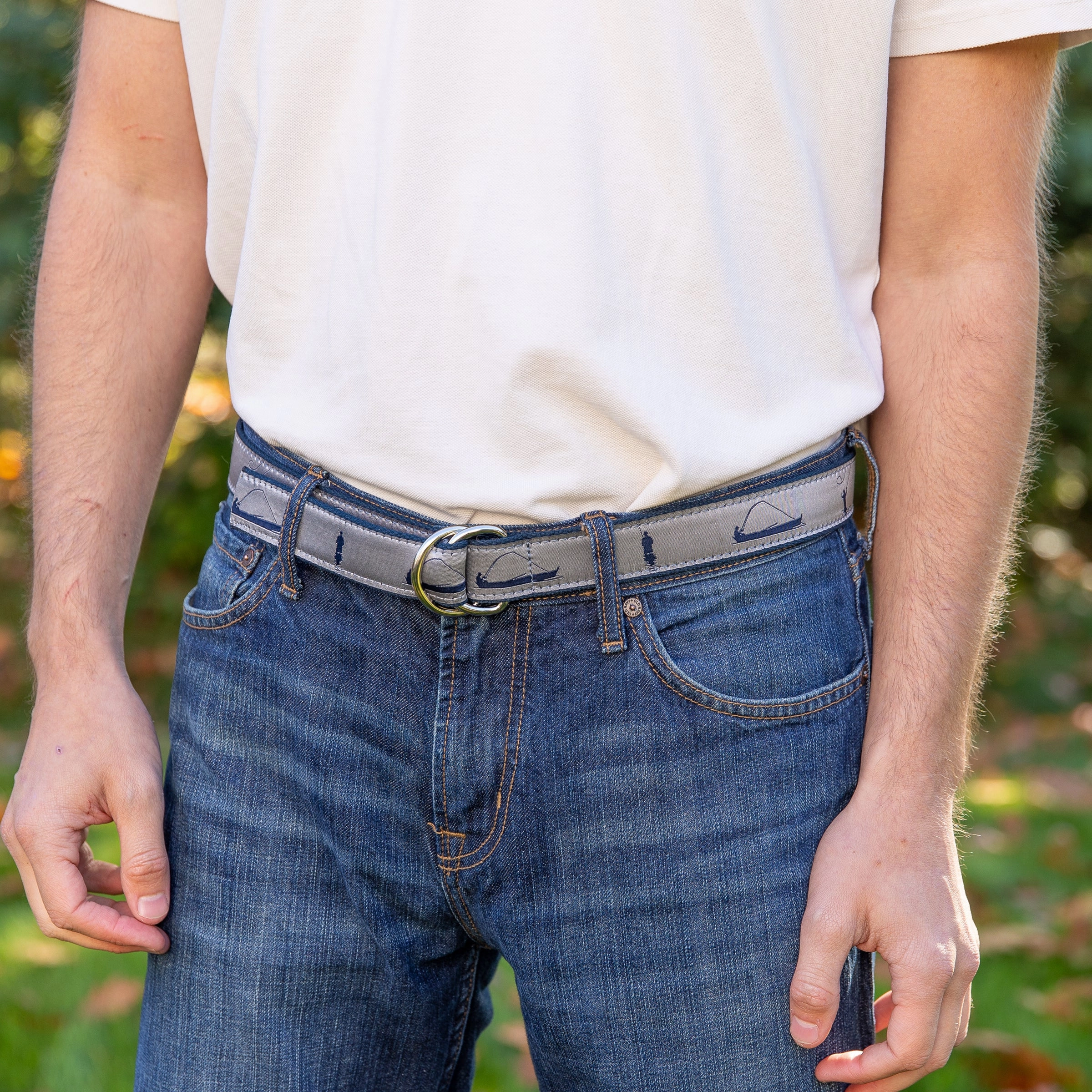 Fisherman Ribbon D-Ring Belt