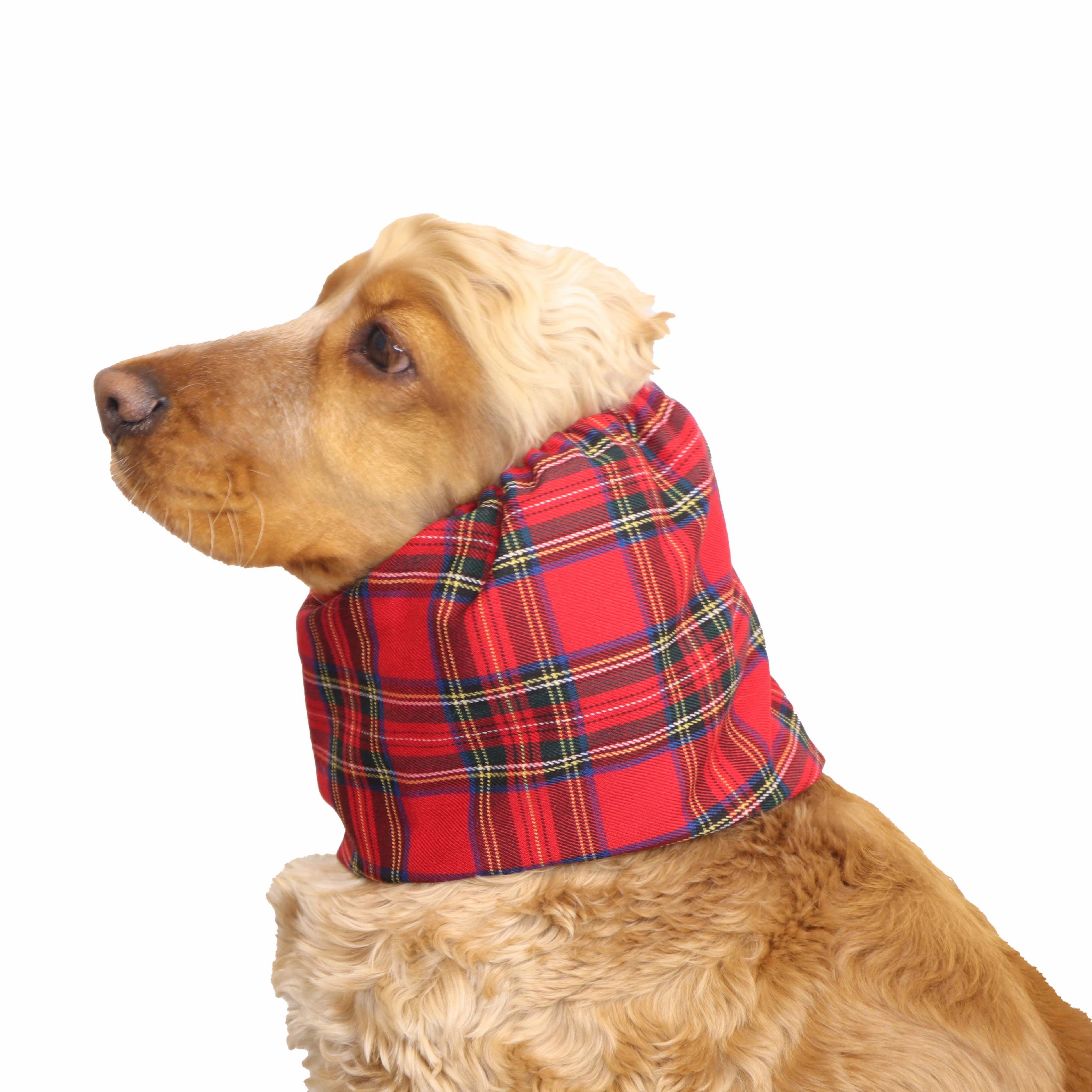 Flannel Red Dog Snood | Classic Tartan