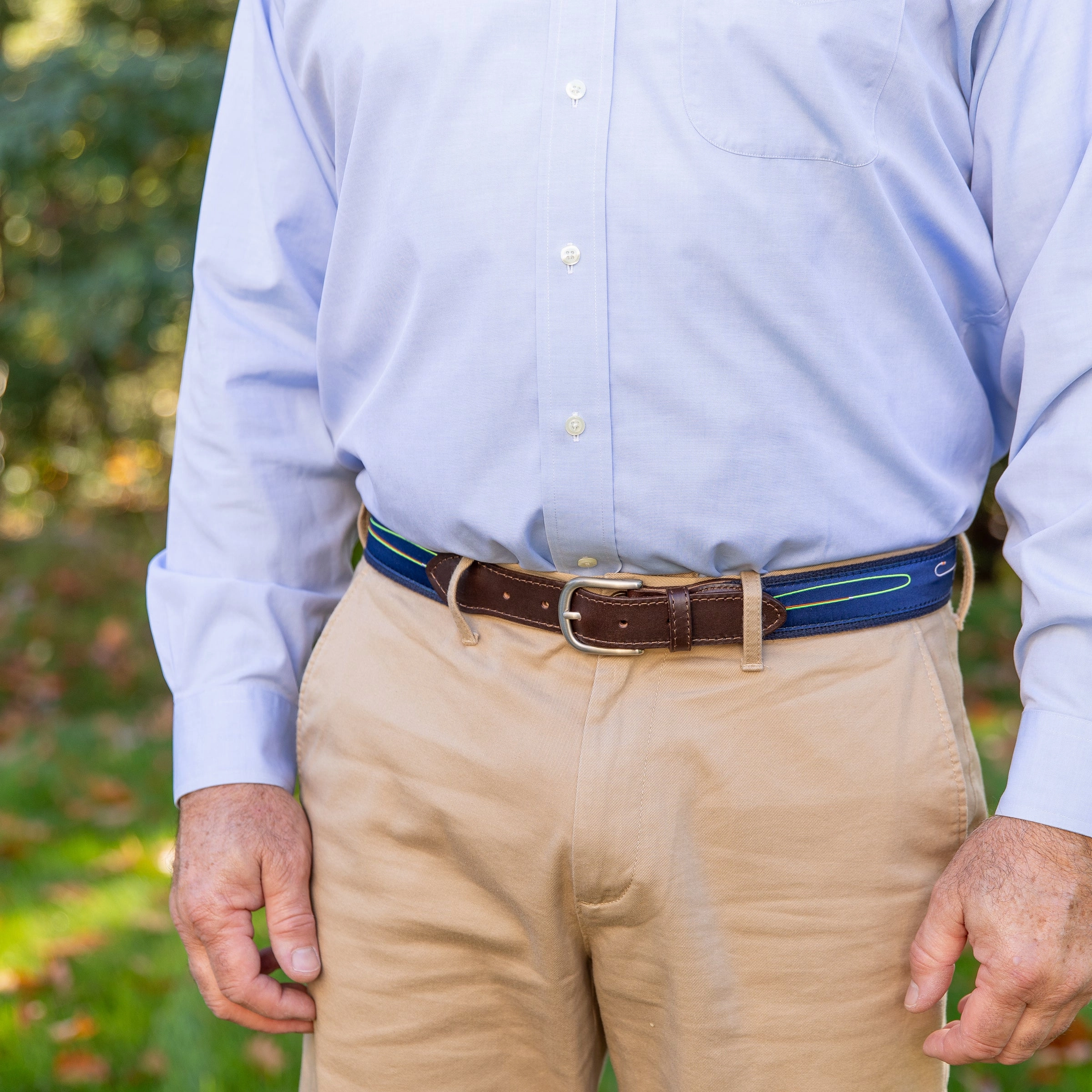 Fly Rod Ribbon Club Belt