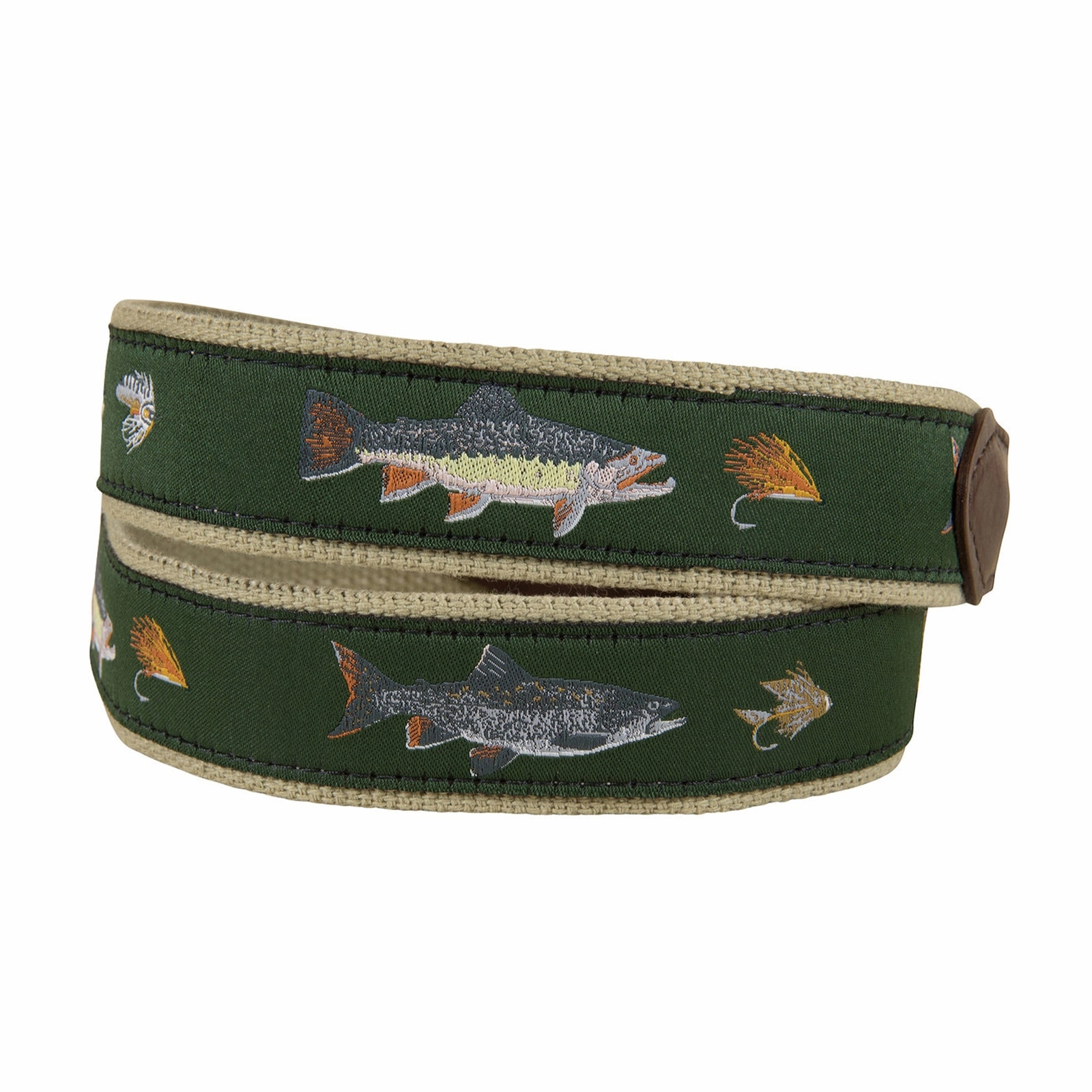 Freshwater Fish & Flies Ribbon Club Belt