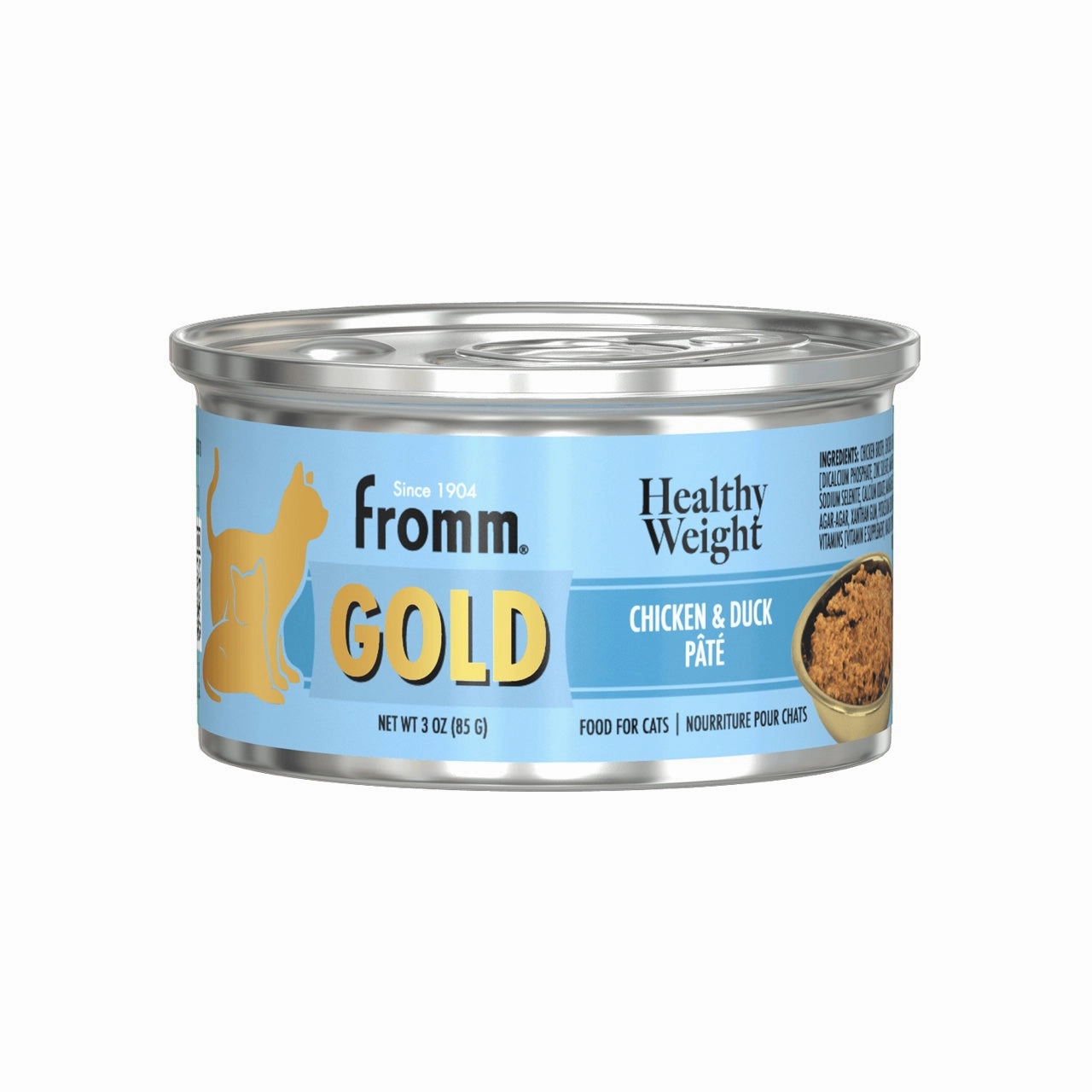 Fromm Gold Healthy Weight Chicken & Duck Pate Cat Food