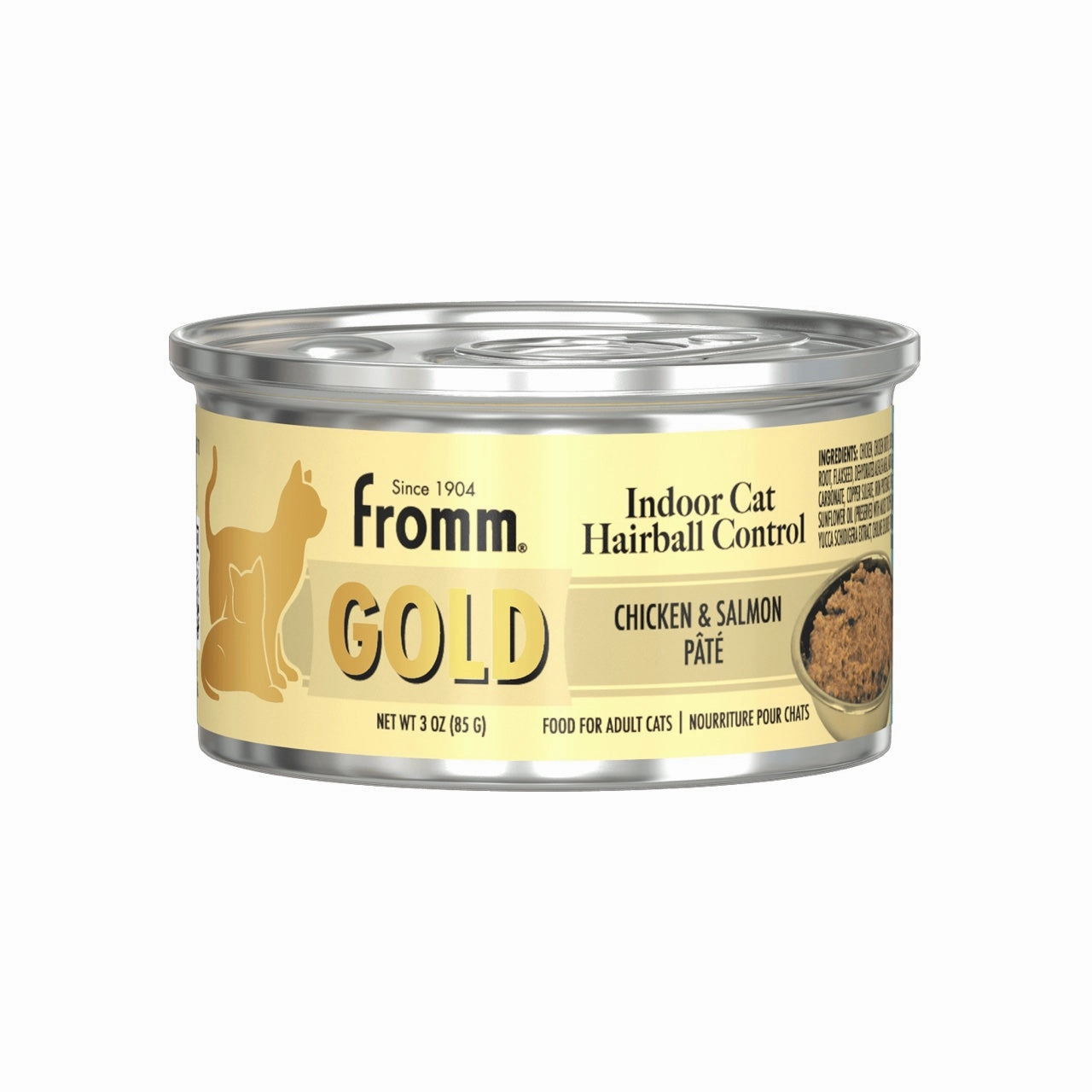 Fromm Gold Indoor Cat Chicken & Salmon Pate Cat Food