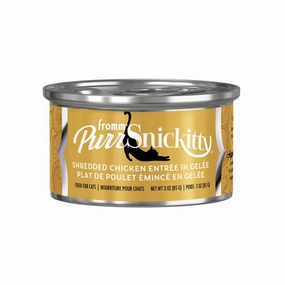 Fromm PurrSnickitty Shredded Chicken Entree in Gelee Can 3oz