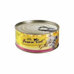 Fussie Cat Gold Chicken with Egg in Gravy