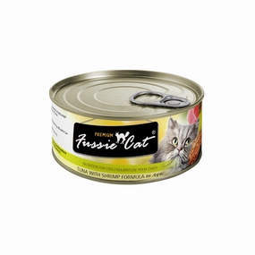 Fussie Cat Premium Tuna & Shrimp Canned Food 2.8oz