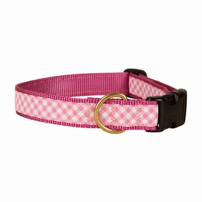 Gingham Ribbon Dog Collar