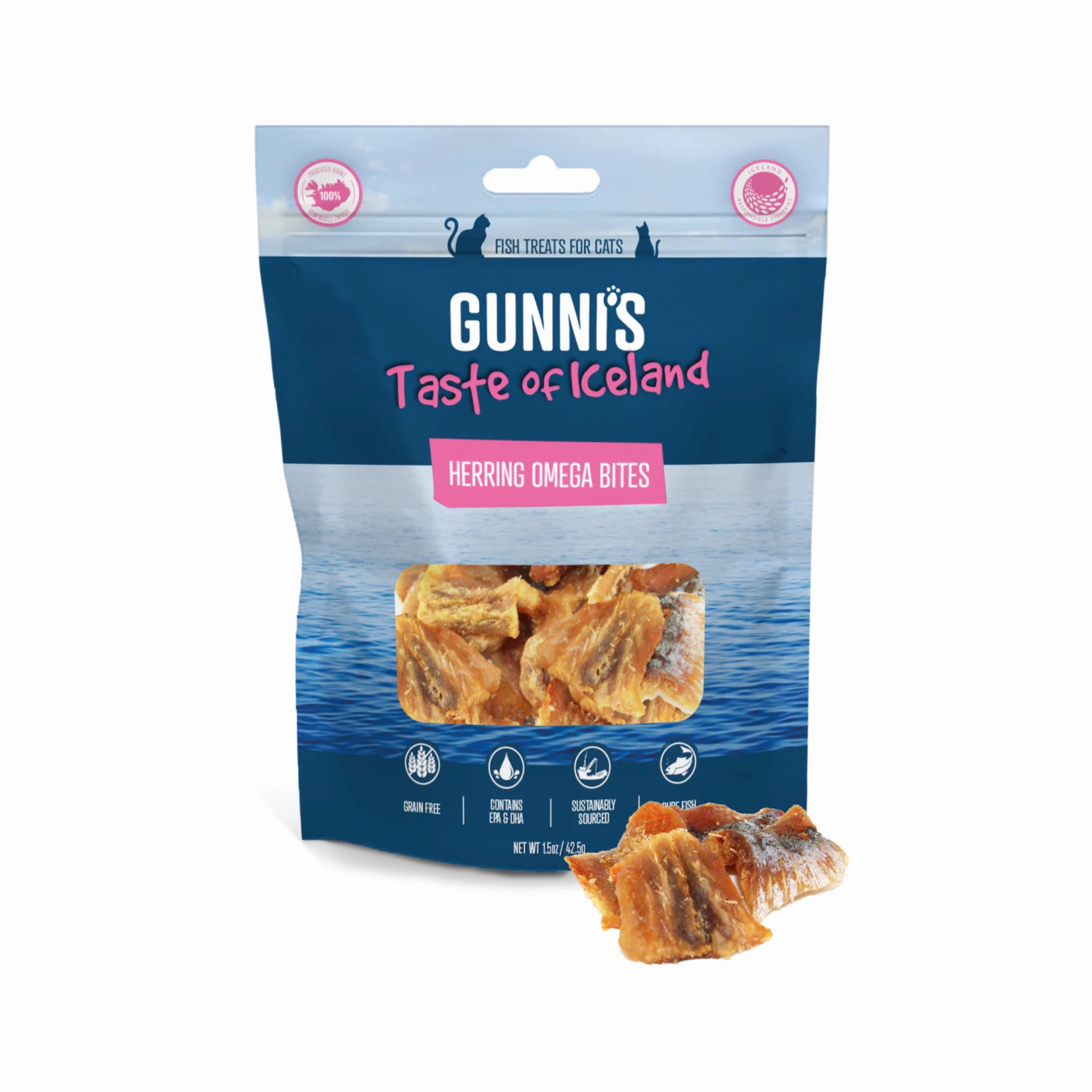 Gunni's Herring Omega Bites 1.5oz