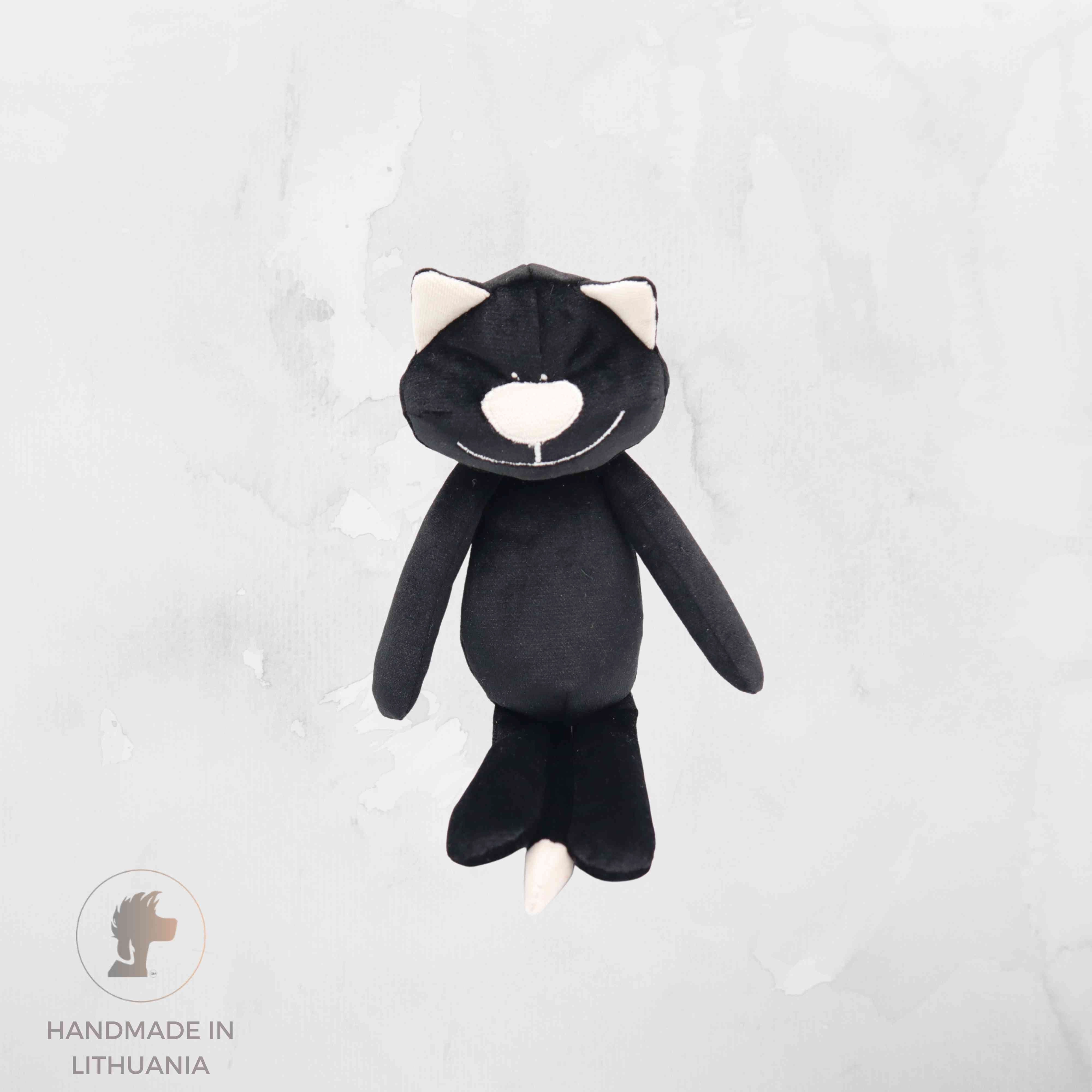 Handmade Dog Toy "Cat Albert" | With Internal Squeaker