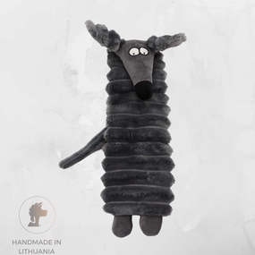 Handmade Dog Toy "Mouse" | With Internal Squeaker | Length: 40 cm (15")
