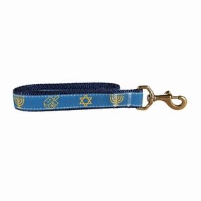 Hanukkah Ribbon Dog Leash