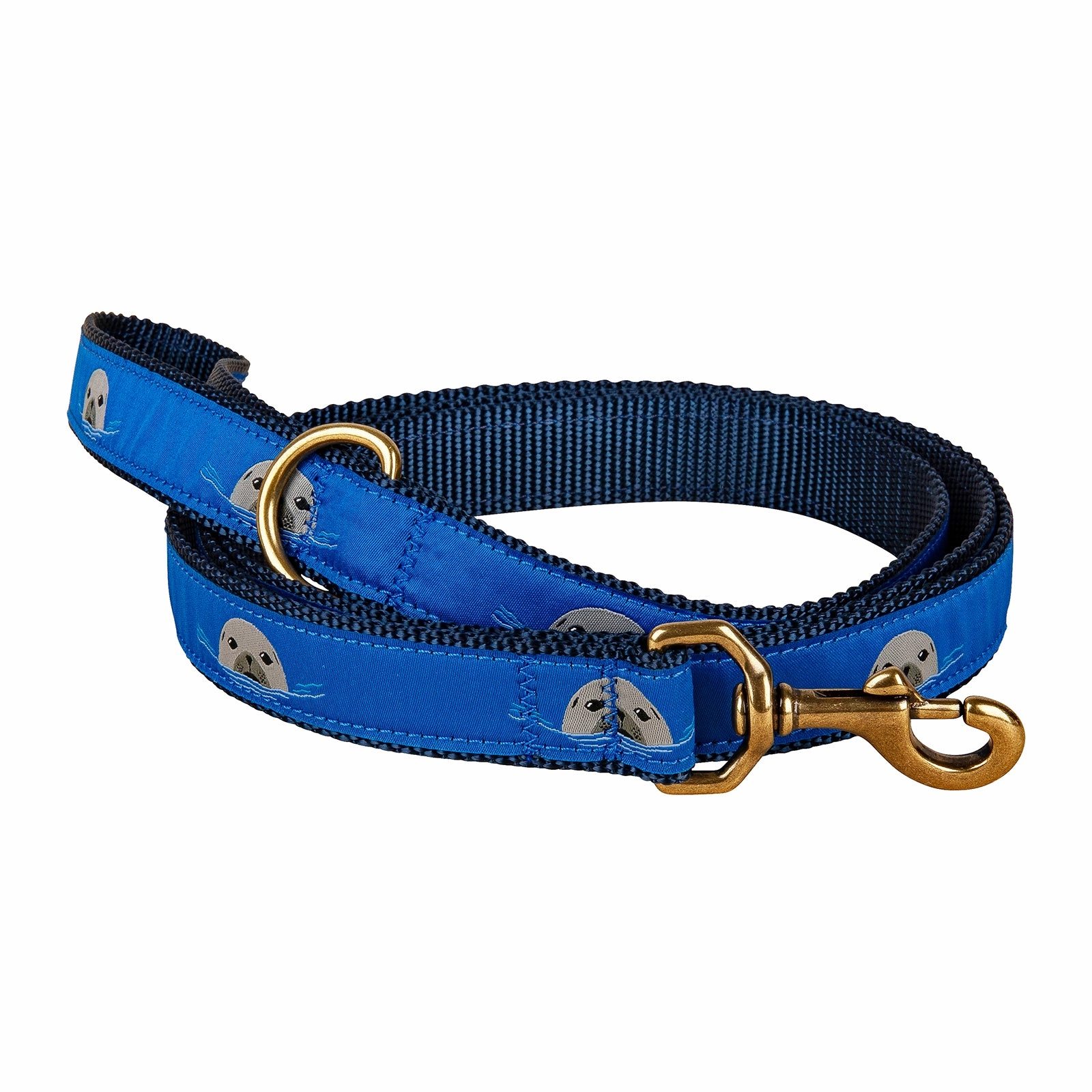 Harbor Seal Ribbon Dog Leash