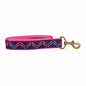 Herringbone Fish Ribbon Dog Leash