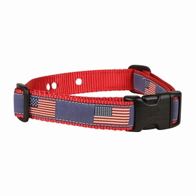 Historical American Flags Underground Fence Dog Collar