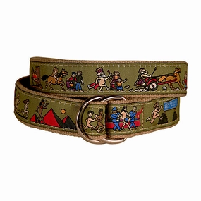 History of Streaking Ribbon D-Ring Belt