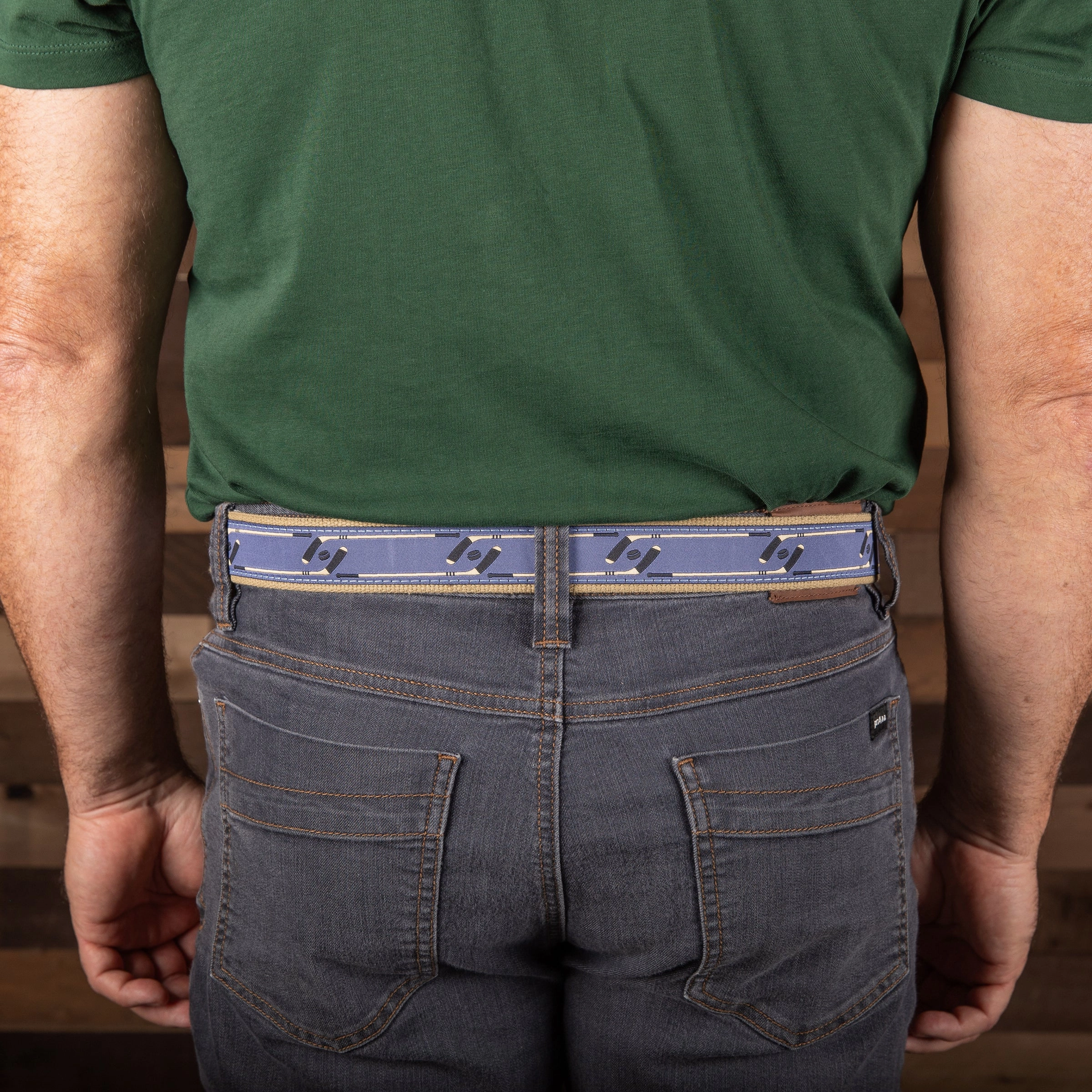 Hockey Ribbon D-Ring Belt