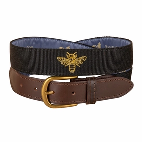 Honey Bees Embroidered Belt