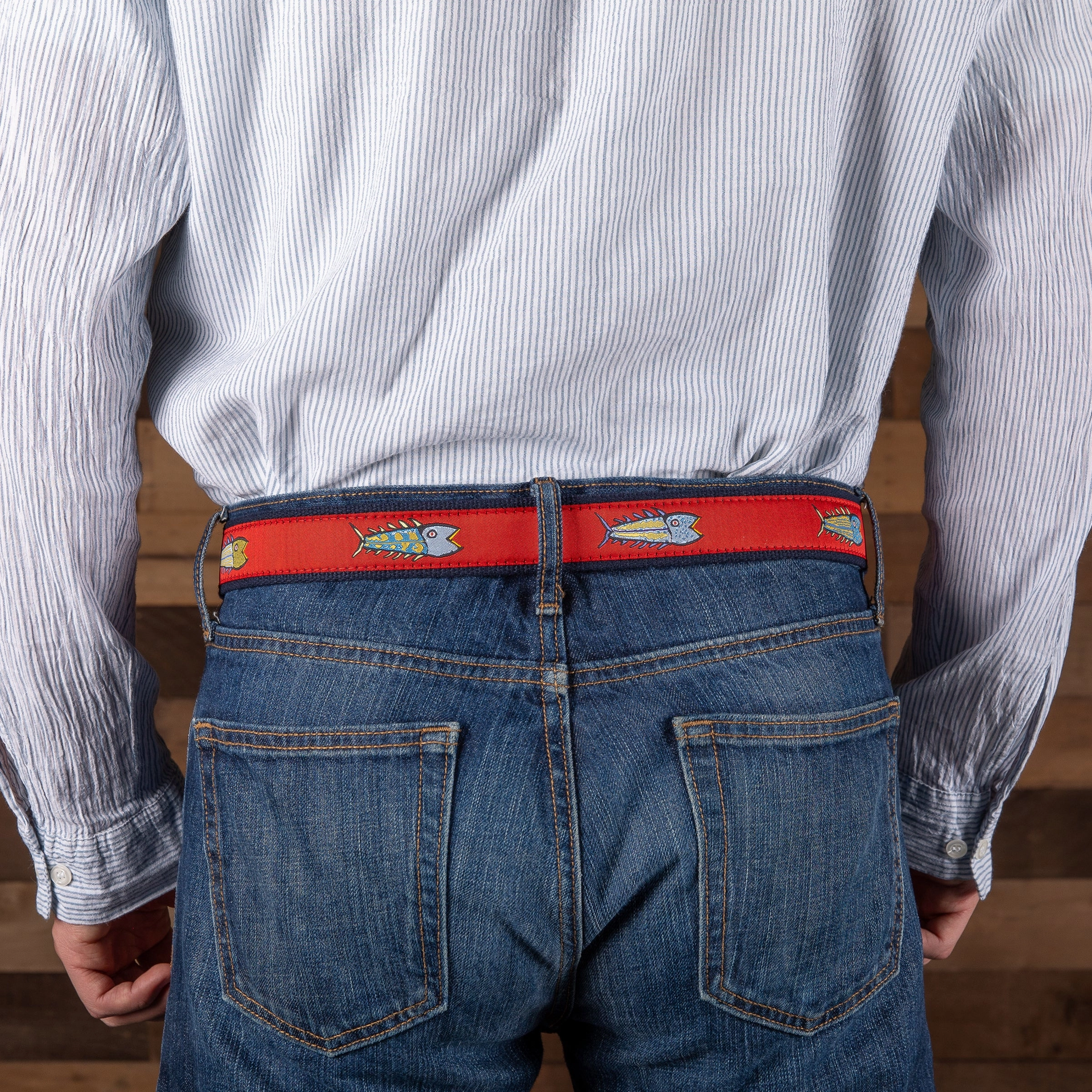 Hopkins Fish Ribbon Club Belt