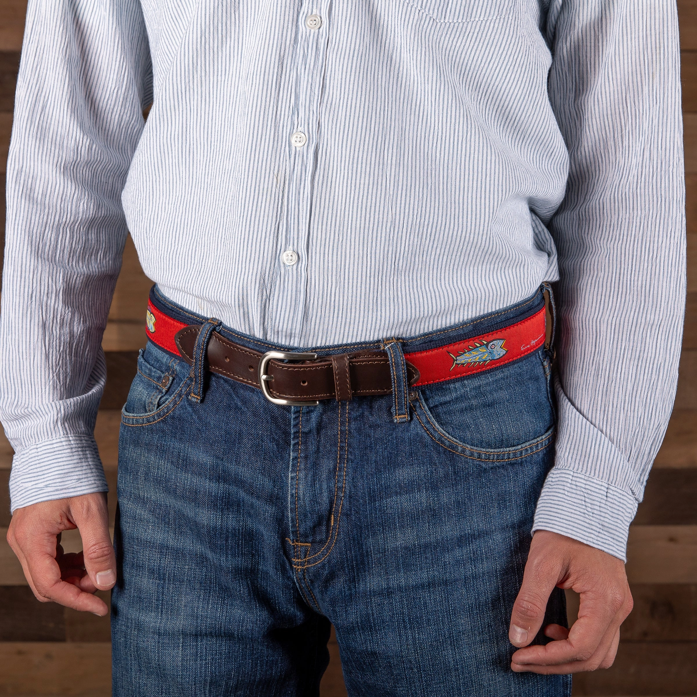 Hopkins Fish Ribbon Club Belt